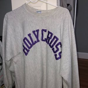 VINTAGE HOLY CROSS PULLOVER